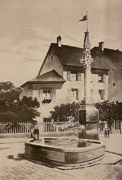 Les fontaines anciennes de Neuchâtel.. LAMBERT (André)