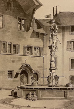 Les fontaines anciennes de Neuchâtel.. LAMBERT (André)