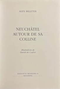 Neuchâtel autour de sa colline.