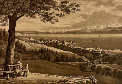 Voyageurs romantiques en pays neuchâtelois.. GUYOT (Charly)