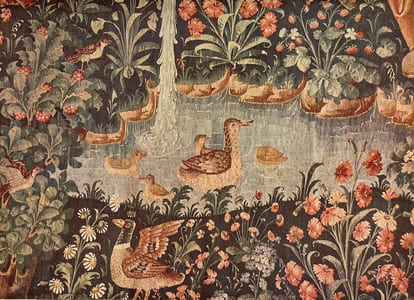 Le bestiaire de la tapisserie du moyen âge.