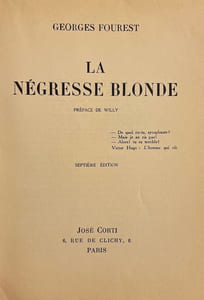 La négresse blonde.