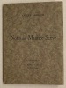 Notes sur Maurice Scève.. LARBAUD (Valery)