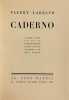 Caderno.. LARBAUD (Valery)