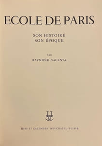 Ecole de Paris.