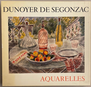 Dunoyer de Segonzac, aquarelles.