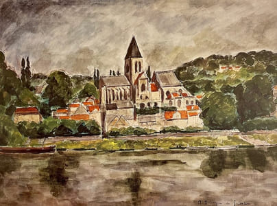 Dunoyer de Segonzac, aquarelles.