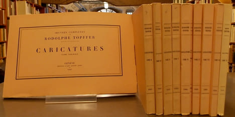 Oeuvres complètes. Caricatures tome I à XI... TÖPFFER (Rodolphe)
