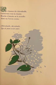 La chanson du chèvrefeuille. [refaite à sa façon par Fagus, d'après Philéas Lebesgue, Joseph Bédier, Marie de France, Chrestien de Troyes et autres ...