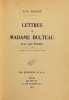 Lettres à Madame Bulteau.. TOULET (Paul-Jean)