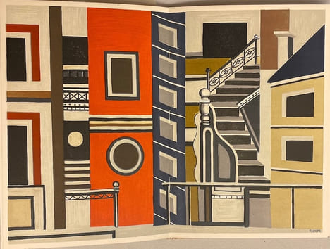 Entretien de Fernand Léger avec Blaise Cendrars et Louis Carré sur Le paysage dans l'oeuvre de Léger.. CENDRARS (Blaise) & LEGER (Fernand)