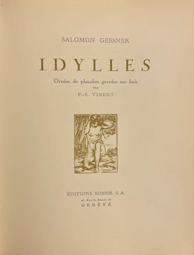 Idylles.. GESSNER (Salomon)