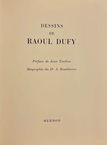 Dessins de Raoul Dufy.