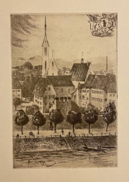 Journal de son voyage en Suisse, suivi de douze gravures à l'eau-forte par Marcel North.. [NORTH (Marcel)] - MONTAIGNE (Michel de)