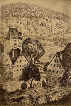 Journal de son voyage en Suisse, suivi de douze gravures à l'eau-forte par Marcel North.. [NORTH (Marcel)] - MONTAIGNE (Michel de)
