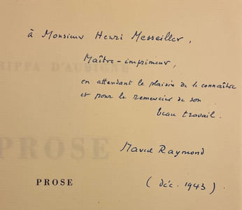 Prose - Poésie.