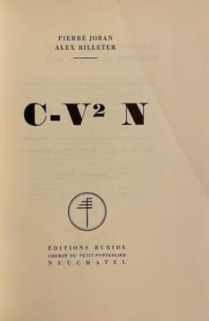 C-V2 N. JORAN (Pierre) / BILLETER (Alex)