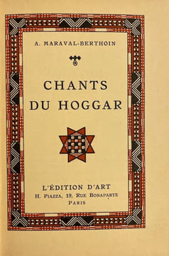 Chants du Hoggar.. MARAVAL-BERTHOIN (A.)
