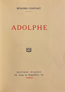 Adolphe.