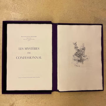 Les mystères du confessionnal vus par Hans Bellmer.. BELLMER (Hans)