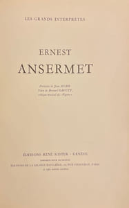 Ernest Ansermet.
