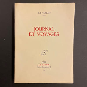 Journal et voyages.