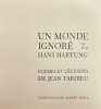 Un monde ignoré vu par Hans Hartung. Poèmes et légendes de Jean Tardieu.. HARTUNG (Hans) & TARDIEU (Jean)