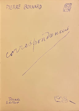 Correspondances.. BONNARD (Pierre)