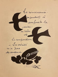 Hommage à Georges Braque.