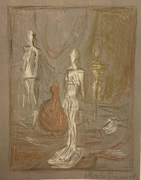Revues Derrière le Miroir. Giacometti. Nos. 39-40 Juin-Juillet 1951 - n.° 65 Mai 1954 - n.° 98 Juin 1957.. GIACOMETTI (Alberto)