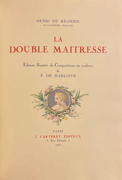 La double maîtresse.. REGNIER (Henri de)