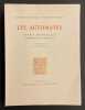 Les automates. Figures artificielles d'hommes et d'animaux. Histoire et technique.. CHAPUIS (Alfred) & DROZ (Edmond)