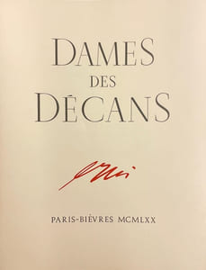 Dames des Décans.