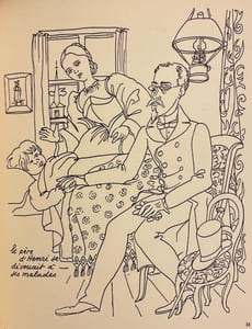 La vie en image du général Guisan dessinée par le caporal Géa Augsbourg.