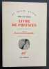 Livre de pr&eacute;faces, suivi de Essai d'autobiographie.. BORGES (Jorge Luis)