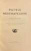 Patrie neuch&acirc;teloise I &agrave; V. Recueil illustr&eacute; de chroniques d'histoire r&eacute;gionale.. PETITPIERRE (Jacques)