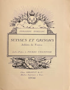 Suisses et Grisons. Soldats de France.