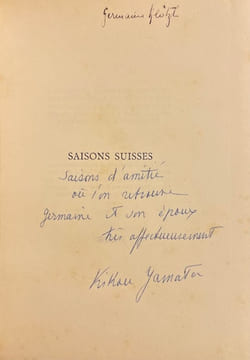 Saisons suisses.. MEILI (Conrad) ill. - YAMATA (Kikou)