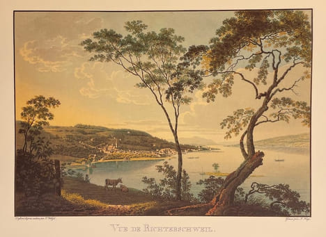 Voyage pittoresque aux lacs de Zurich, Zoug, Lowerz, Egeri et Walenstadt.. WETZEL (Johann-Jakob)