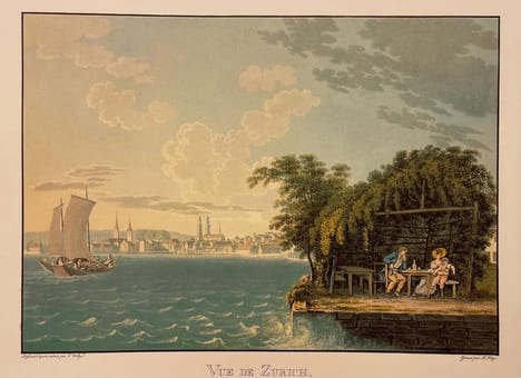 Voyage pittoresque aux lacs de Zurich, Zoug, Lowerz, Egeri et Walenstadt.. WETZEL (Johann-Jakob)