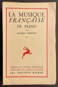 La musique française de piano. Deuxième série: Maurice Ravel, Saint-Saens, Vincent D'Indy, Florent Schmitt, Déodat de Séverac.