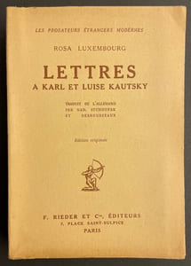 Lettres à Karl et Luise Kautsky.
