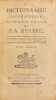 Dictionnaire géographique, historique et politique de la Suisse.. TSCHARNER (Vincent Bernhard)