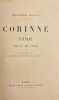 Corinne ou l'Italie.. STAEL (Germaine, dite Madame de)