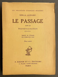 Le passage, suivi de Transfiguration.