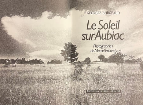 Le soleil sur Aubiac.. BORGEAUD (Georges)