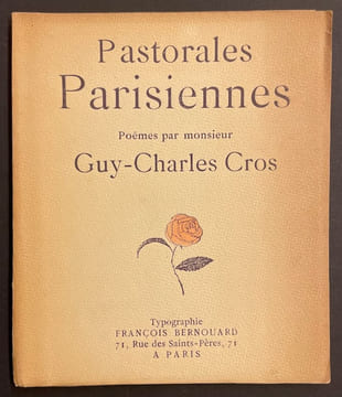 Pastorales Parisiennes.. CROS (Guy-Charles)