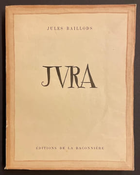 Jura.. BAILLODS (Jules)