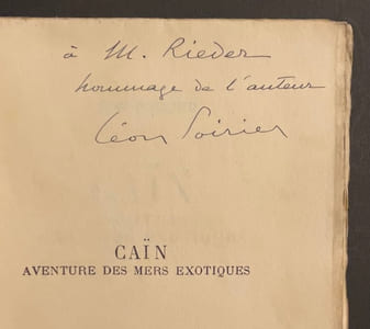 Caïn. Aventure des mers exotiques