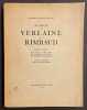 Autour de Verlaine et de Rimbaud.. DOUCET (Jacques)